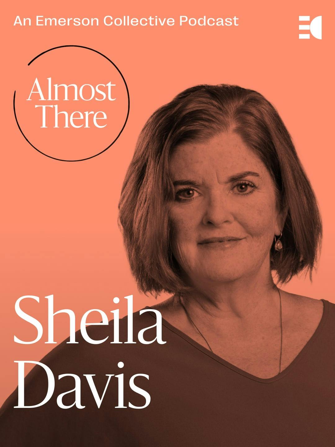 Sheila Davis portrait with text: Almost There