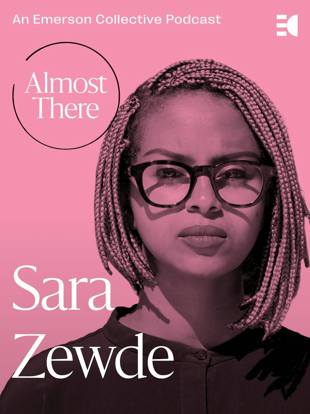 Sara Zewde portrait with text: Almost There