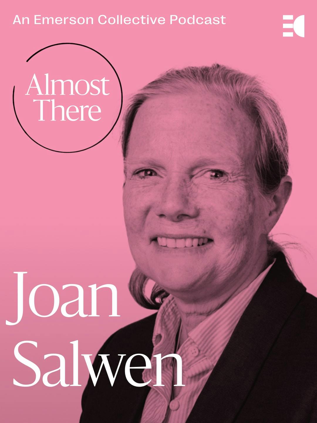 Image of Joan Salwen with Almost There branding