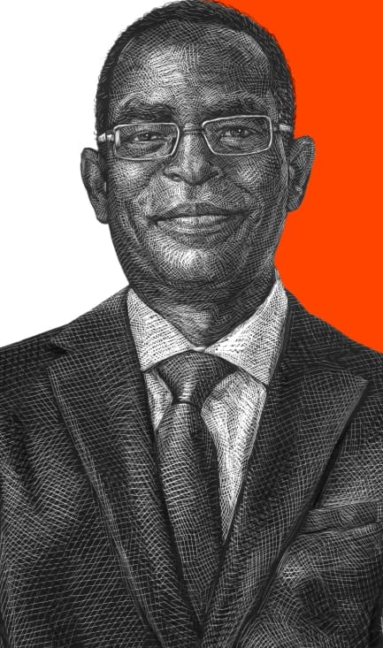 Illustration of Patrick G. Awuah Jr.