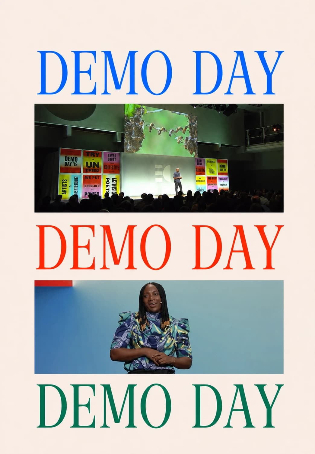 Demo Day Demo Day Demo Day with images in between